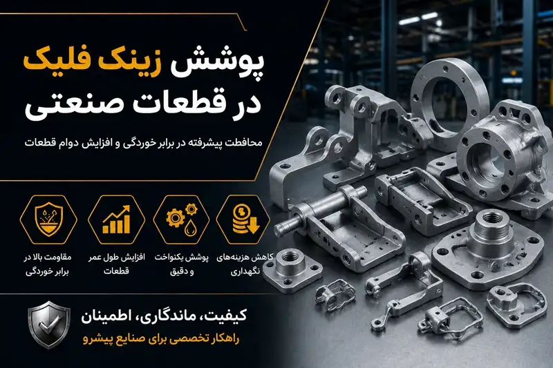 پوشش زینک فلیک در قطعات صنعتی