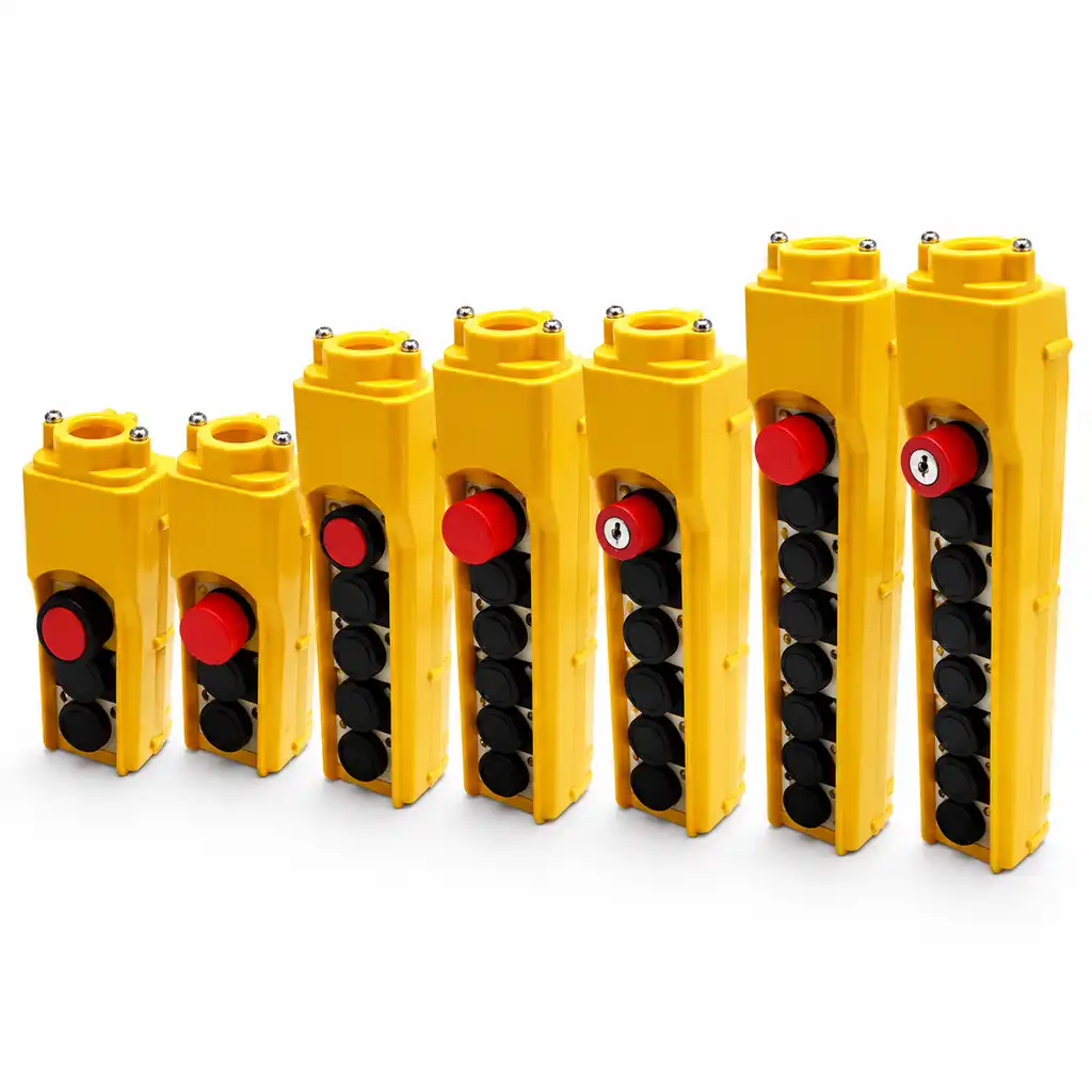 شاسي شاسی جرثقیل واتر پروف پارس فانال مدل PFCOBC IP66 با کلید اضطراری قفل شو (AP1/3B-E) - تصویر 1