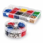 جعبه گرد 5 خانه وایرشو تکی روکش دار، از سطح مقطع 0.5 تا 2.5 رعد (Circular Assortment 1)